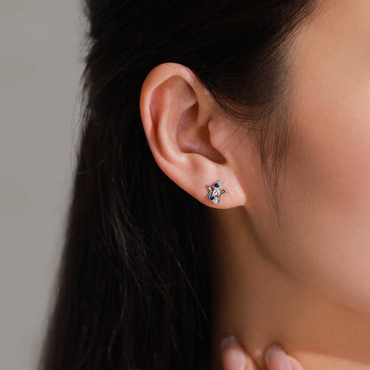 RareLucky Midnight Blue Star S925 Jewelry Set
