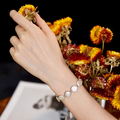 Golden Bloom Pearl Jewelry