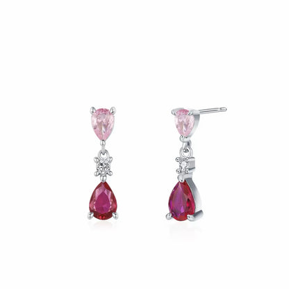 RareLucky Pink Dewdrop S925 Jewelry Set