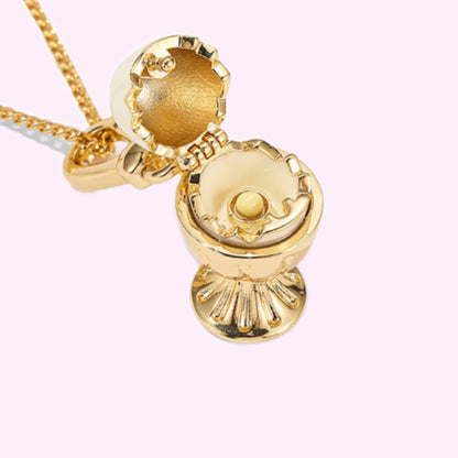 Lucky Egg Locket Necklace+ 4 Mystery Mini Bags