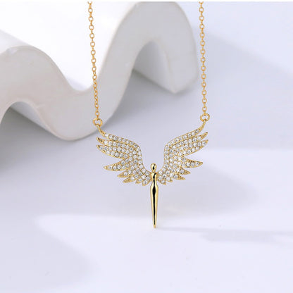 RareLucky Guardian Wing S925 Necklace