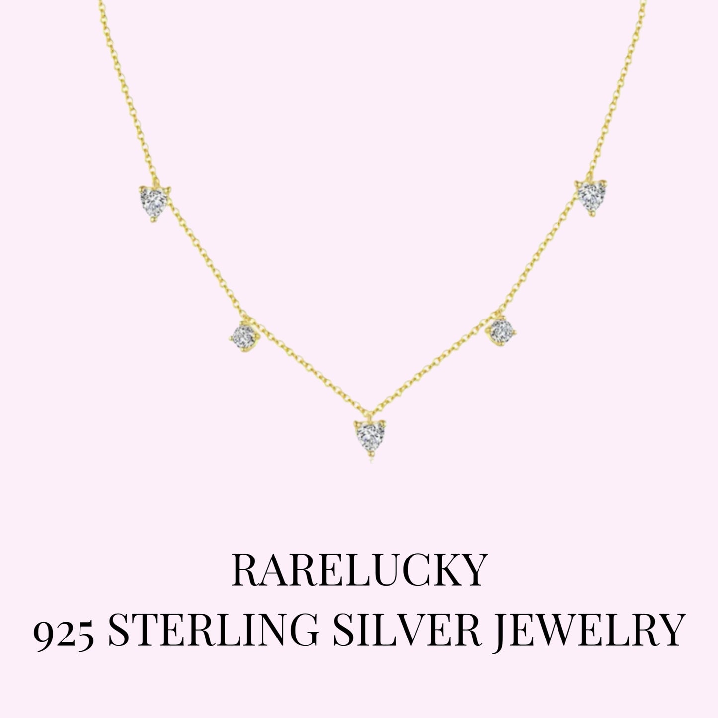 RareLucky Tiny Triangle S925 Necklace