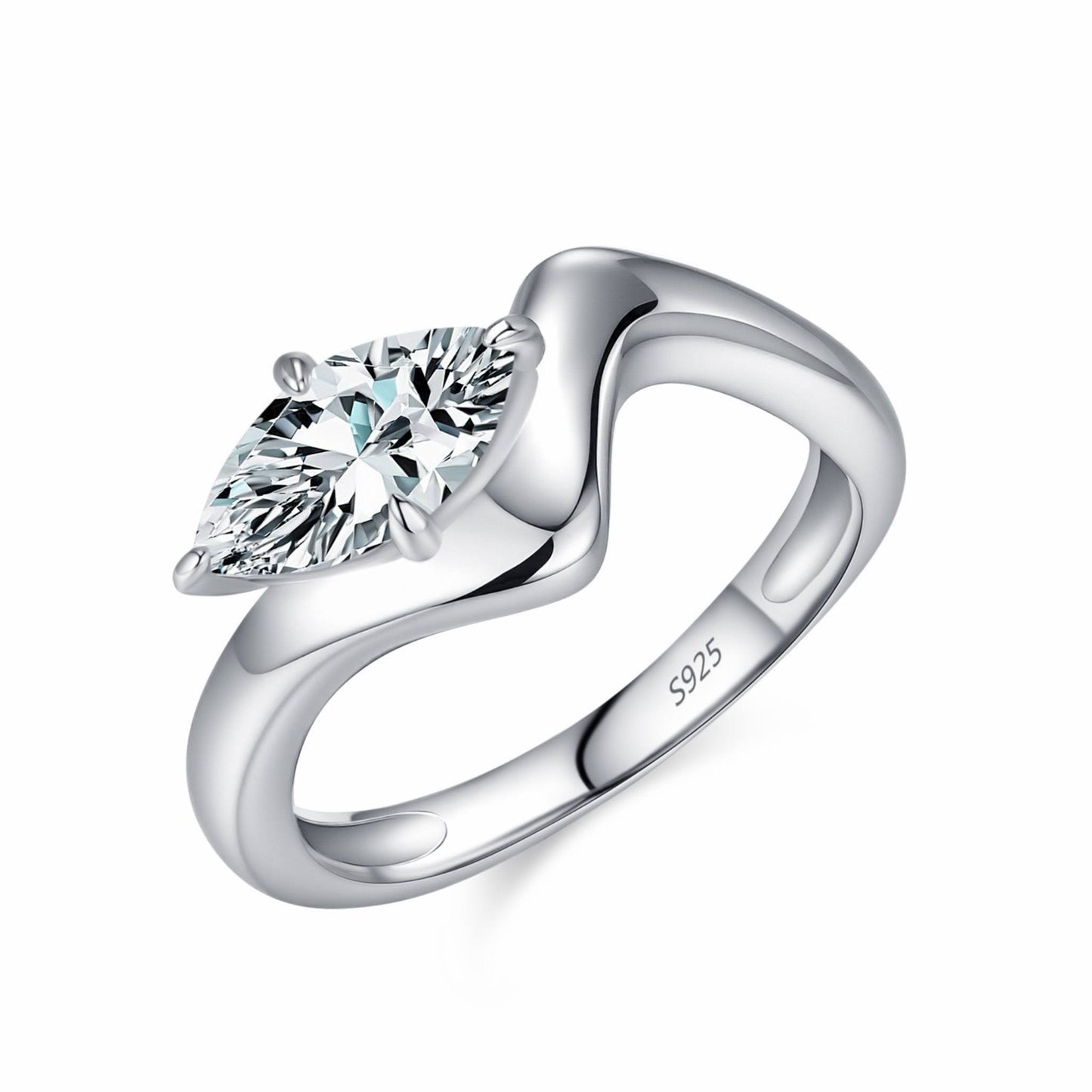 RareLucky Marquise Flow S925 Ring