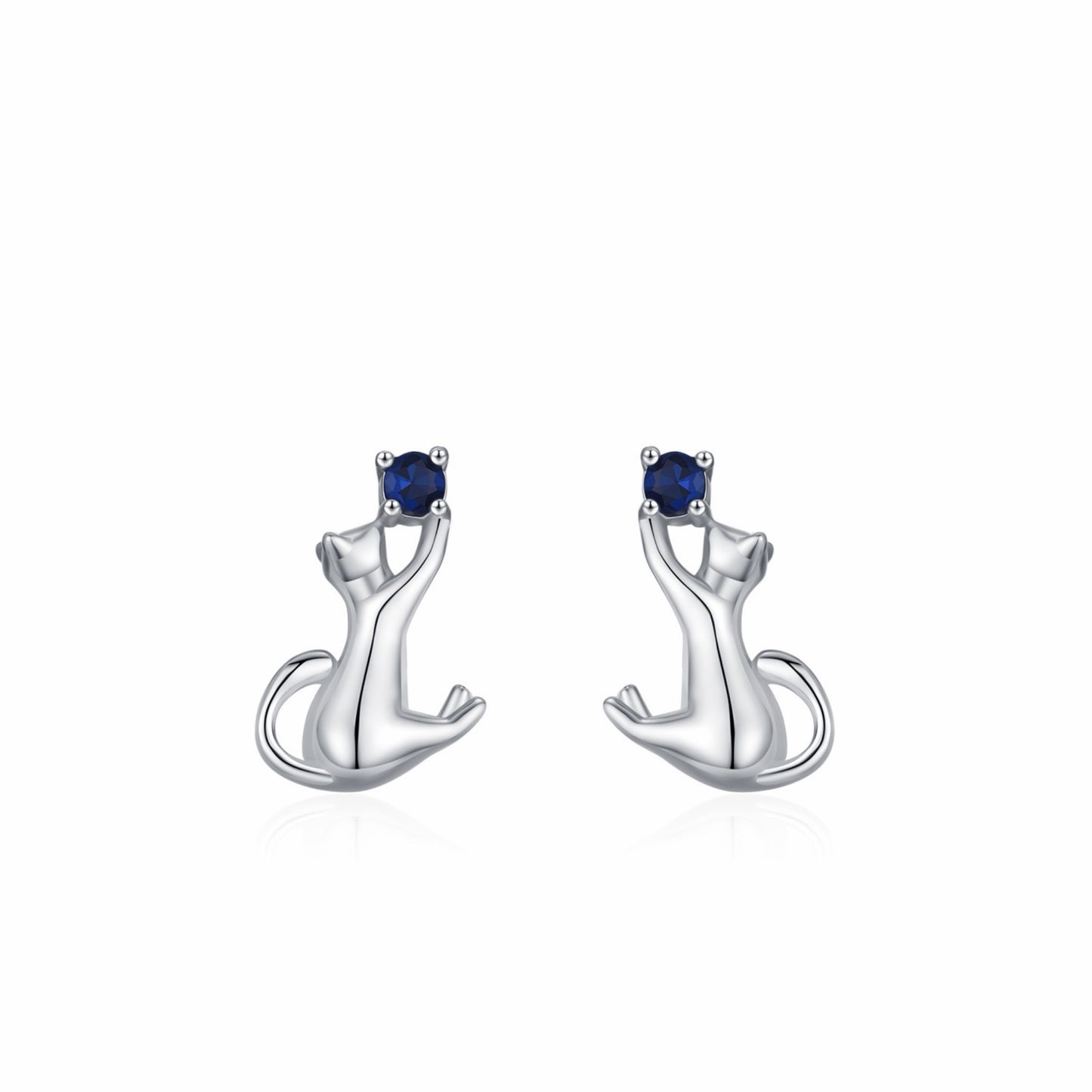 RareLucky Blue Cat S925 Jewelry Set