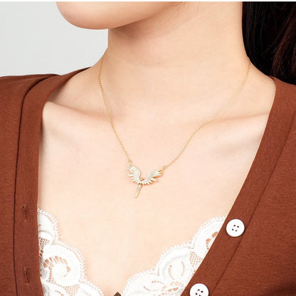 RareLucky Guardian Wing S925 Necklace