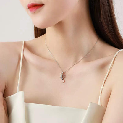 RareLucky Silver Gecko S925 Necklace