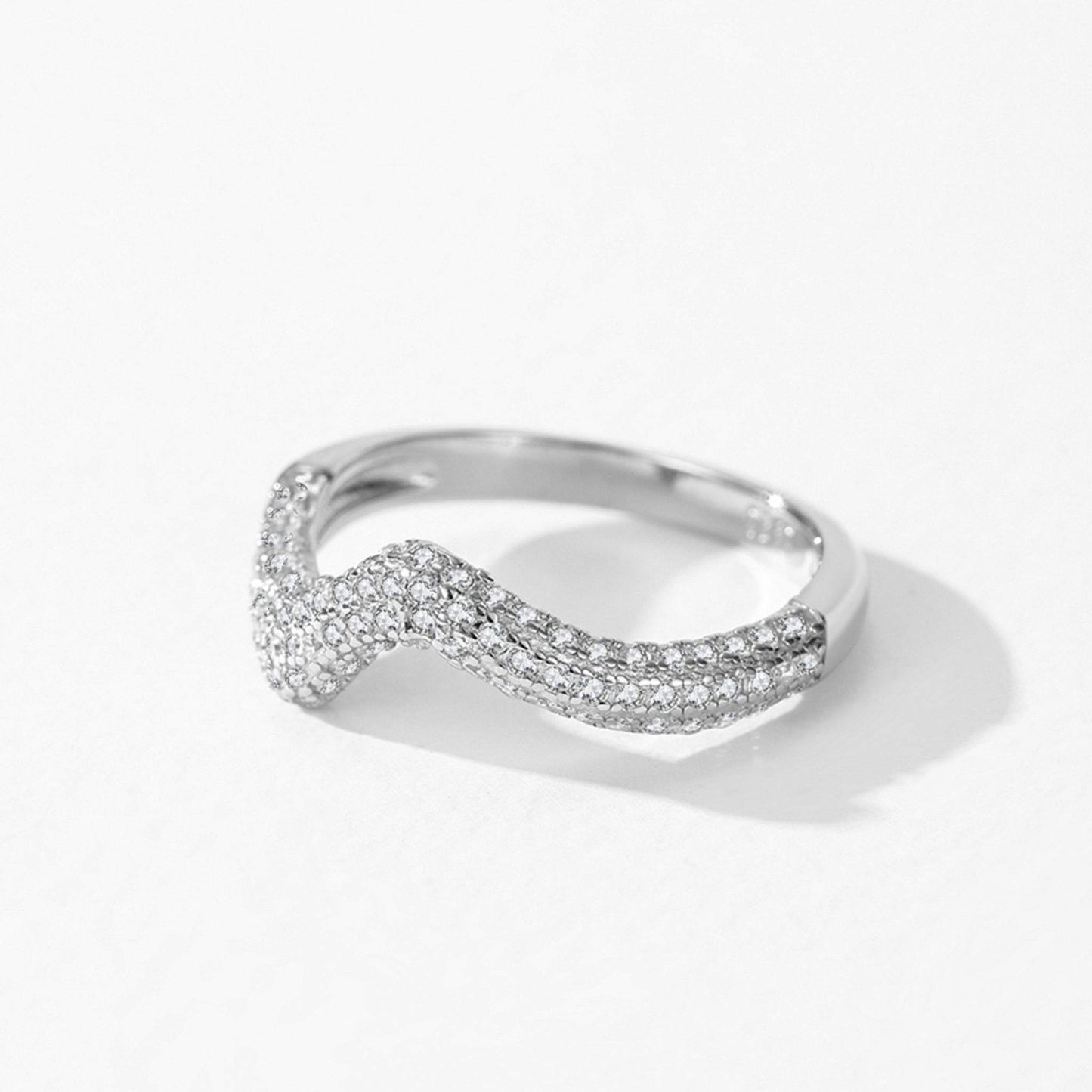 RareLucky Wave Spark S925 Ring