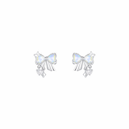 RareLucky Aurora Teardrop Bow S925 Jewelry Set