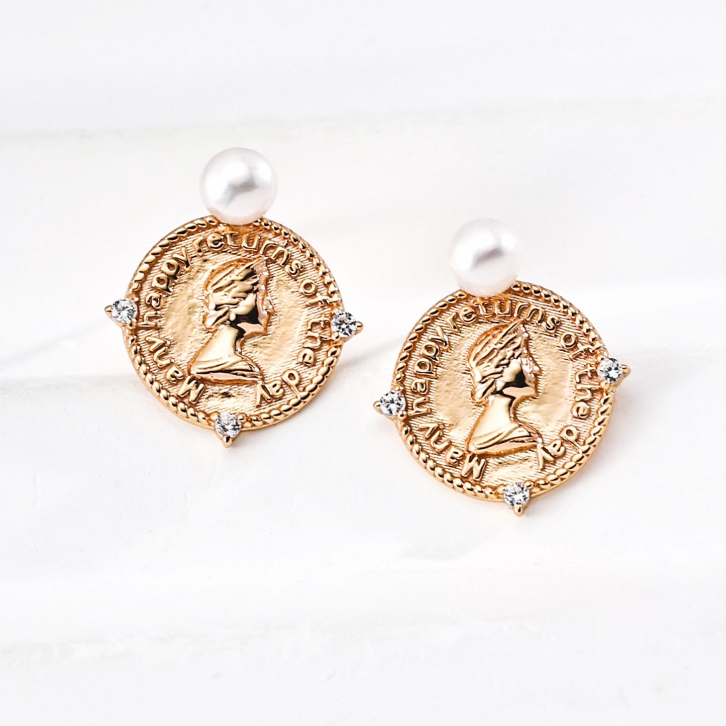 Vintage Coin Pearl Jewelry