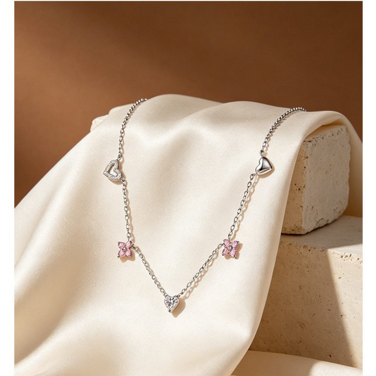RareLucky Star Heart S925 Jewelry Set