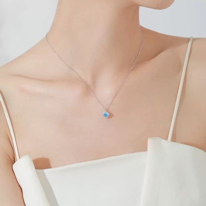 RareLucky Blue Snowflake S925 Jewelry Set