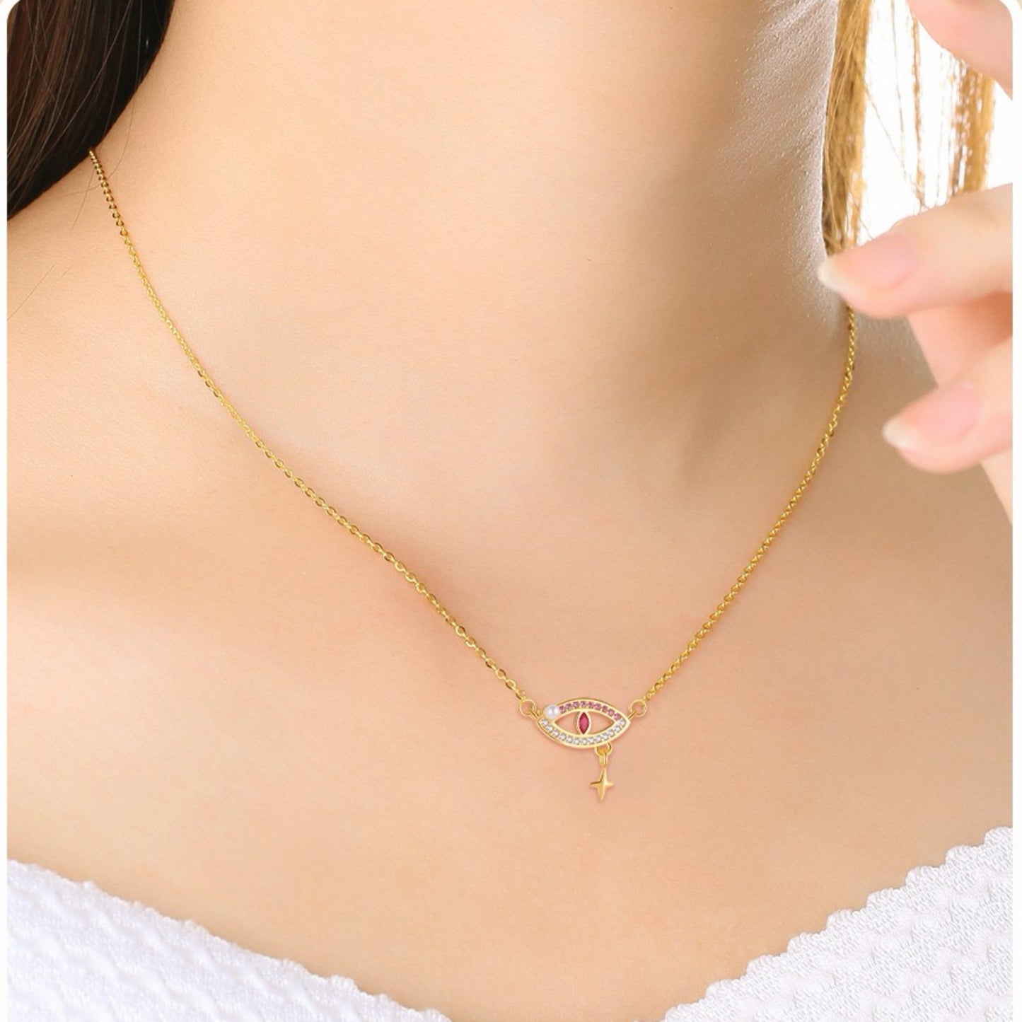 RareLucky Mystic Eye S925 Necklace