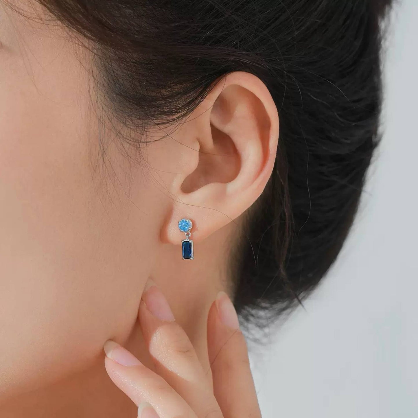 RareLucky Blue Balance S925 Jewelry Set