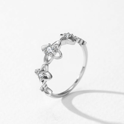 RareLucky Three Blossom S925 Ring