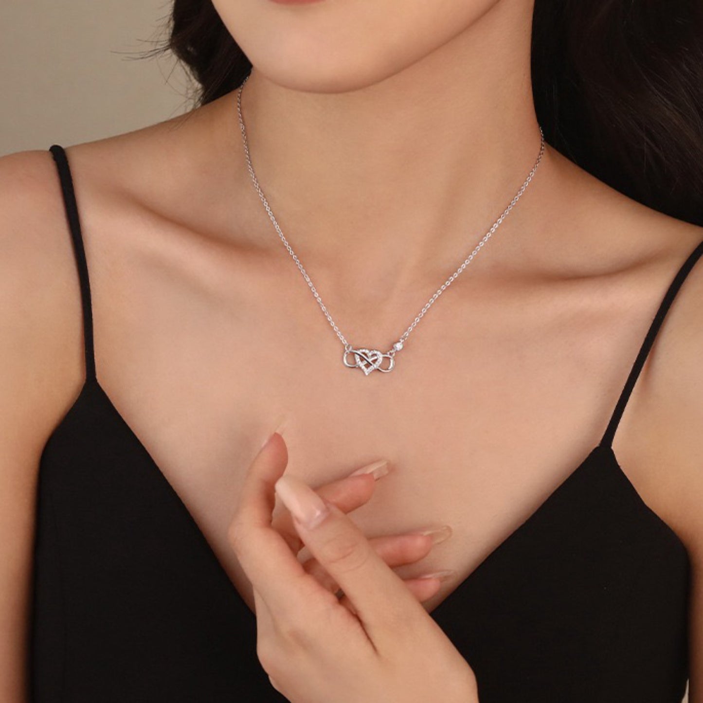 RareLucky Infinity Heart S925 Necklace