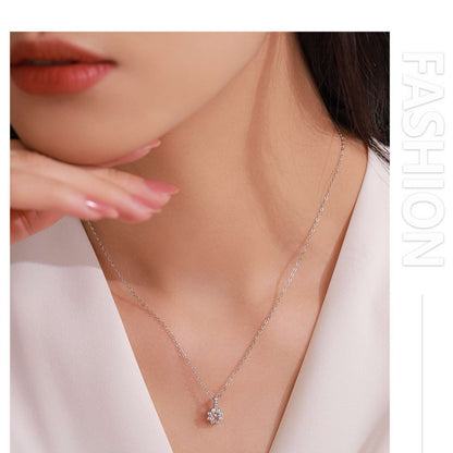 RareLucky Pink Snowflake S925 Jewelry Set