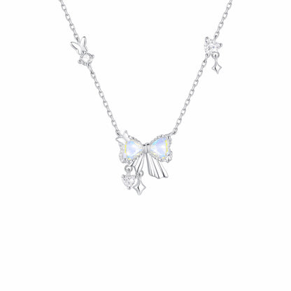 RareLucky Aurora Teardrop Bow S925 Jewelry Set