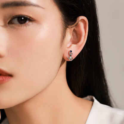 RareLucky Blue Cat S925 Jewelry Set