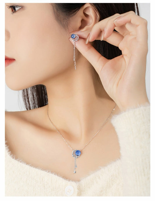 RareLucky Blue Moonfall S925 Jewelry Set