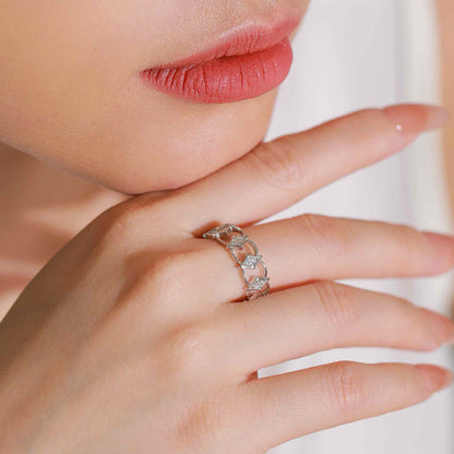 RareLucky Vintage Lattice S925 Ring