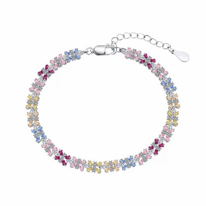 RareLucky Colorful CZ S925 Bracelet Collection