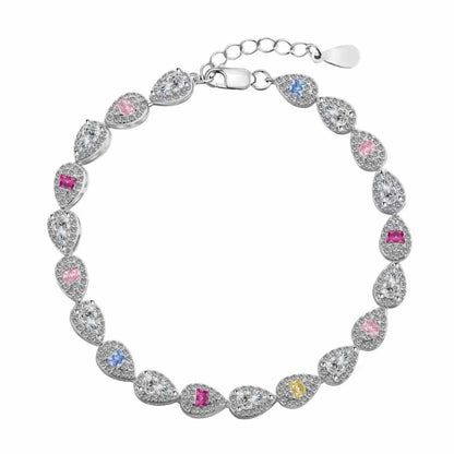 RareLucky Colorful CZ S925 Bracelet Collection