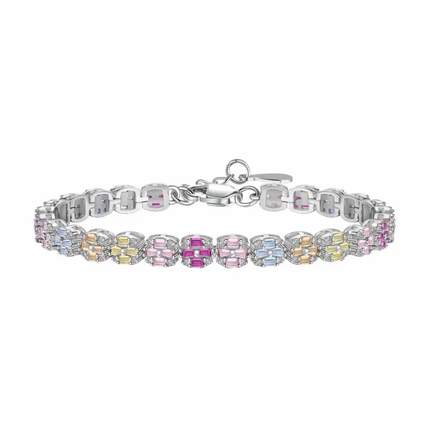 RareLucky Colorful CZ S925 Bracelet Collection