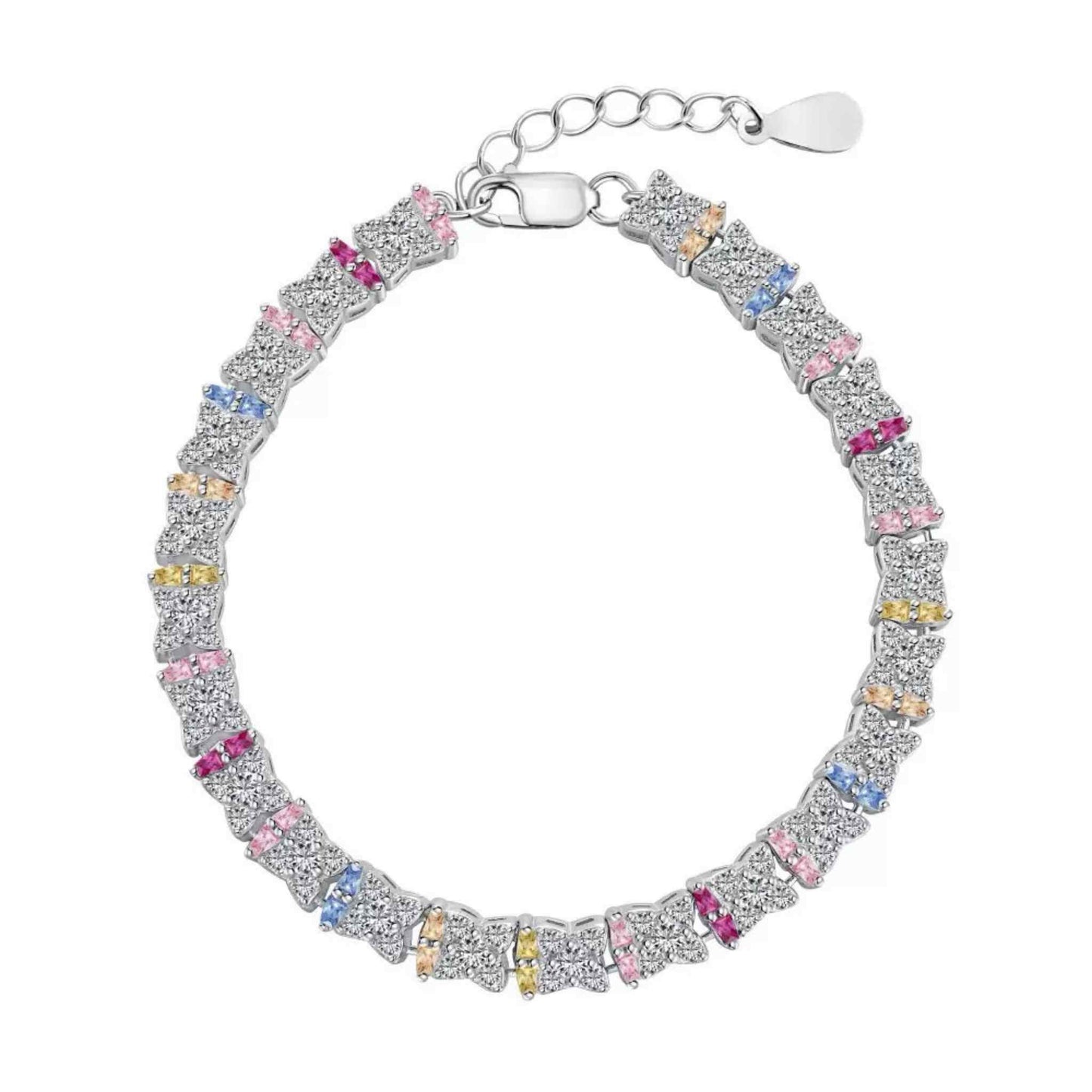 RareLucky Colorful CZ S925 Bracelet Collection