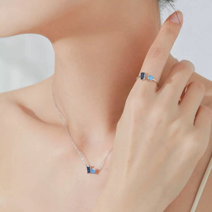RareLucky Blue Balance S925 Jewelry Set