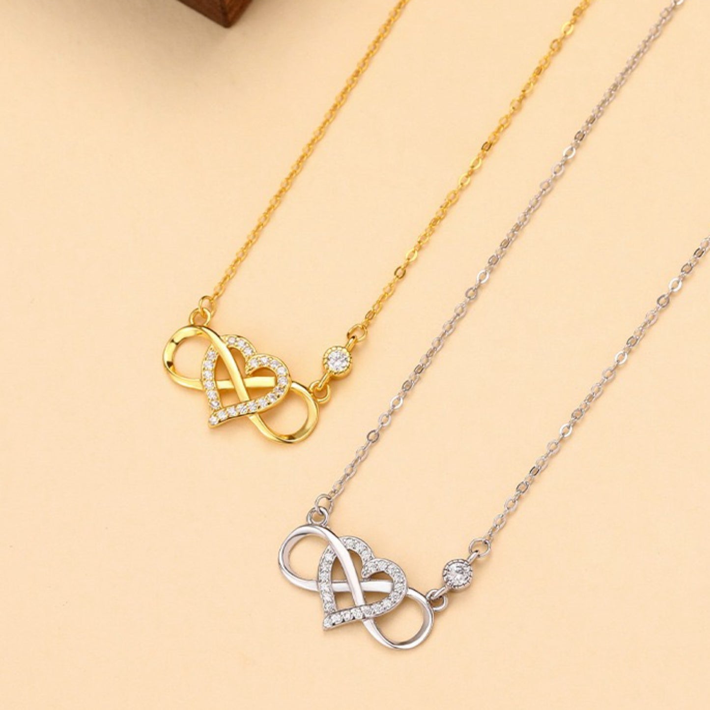 RareLucky Infinity Heart S925 Necklace