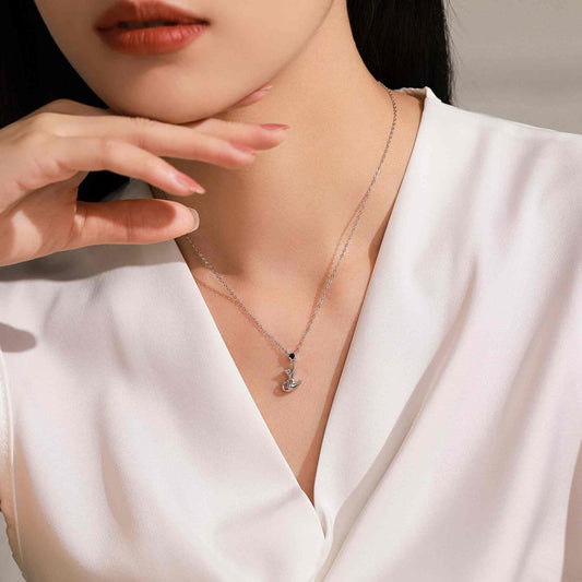 RareLucky Blue Cat S925 Jewelry Set