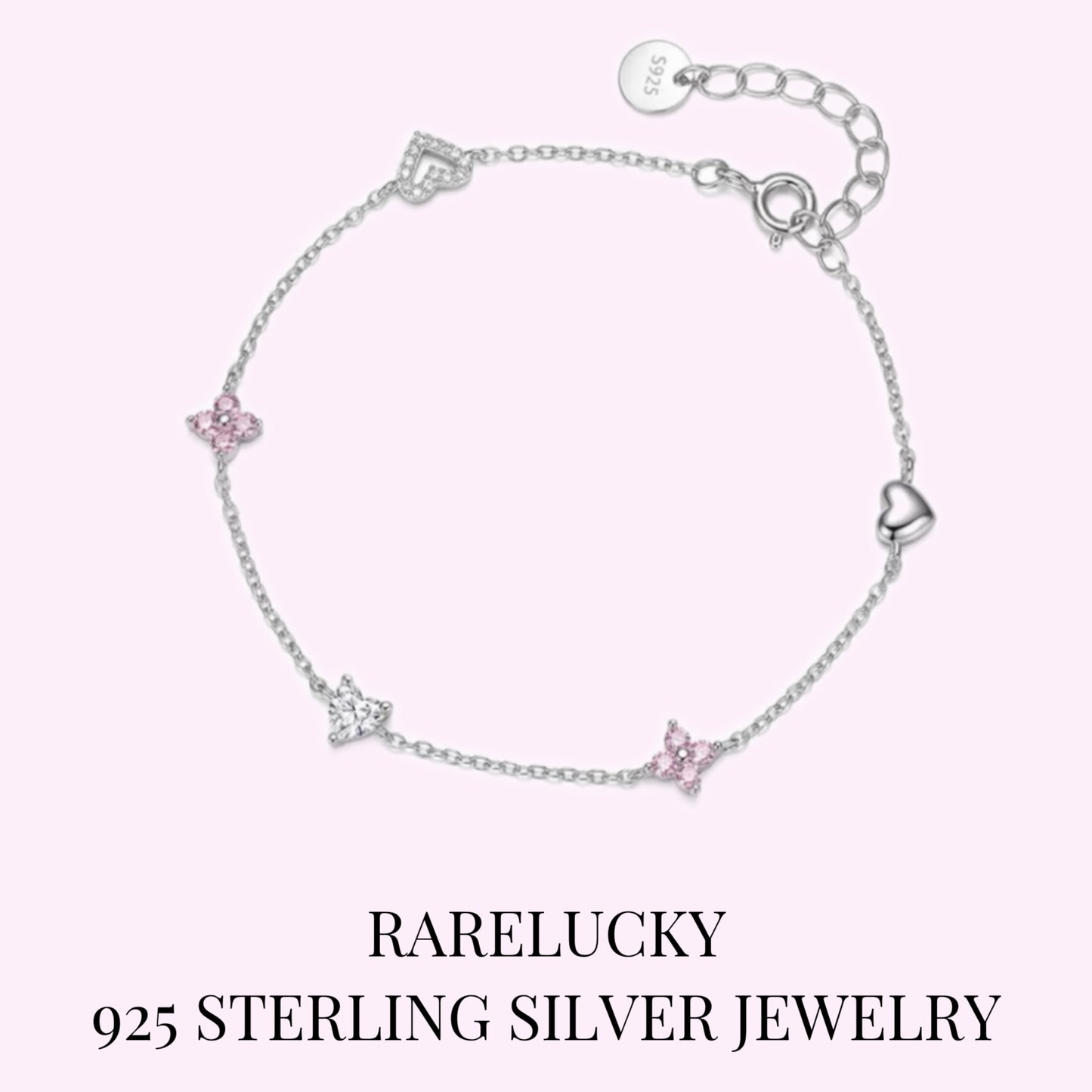 RareLucky Star Heart S925 Jewelry Set