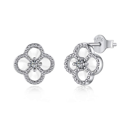 RareLucky Four-Leaf Clover Earrings