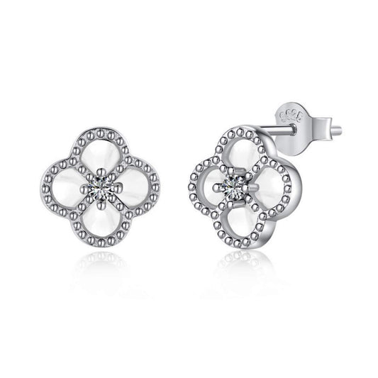 RareLucky Four-Leaf Clover Earrings