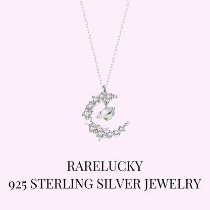 RareLucky Moon Orbit S925 Necklace
