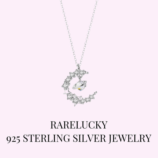 RareLucky Moon Orbit S925 Necklace