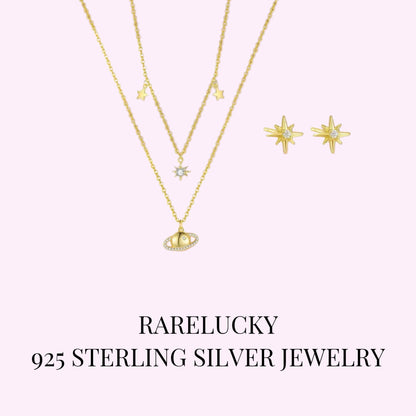 RareLucky Celestial Orbit S925 Jewelry Set