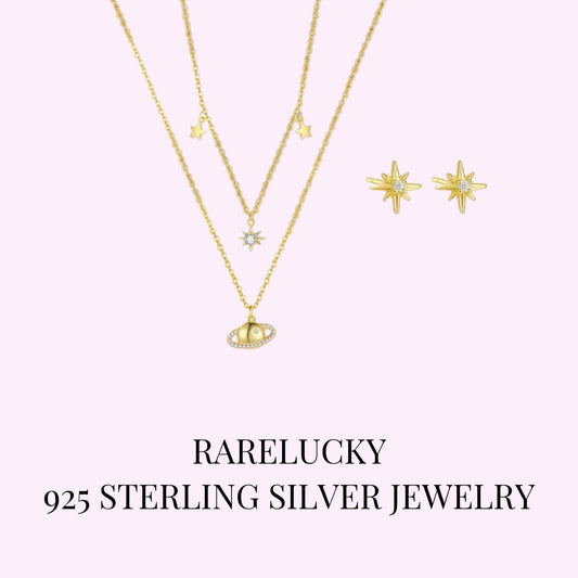 RareLucky Celestial Orbit S925 Jewelry Set