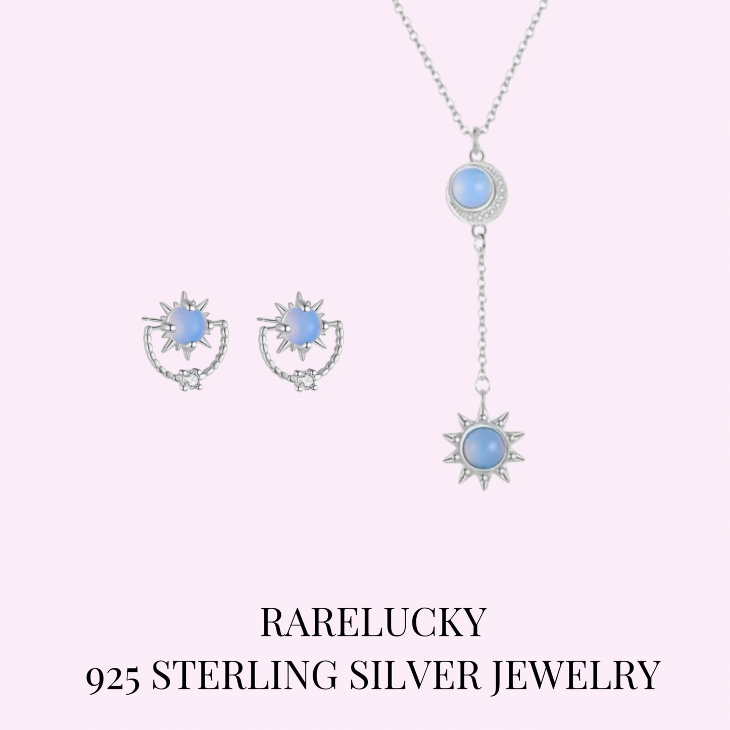 RareLucky Blue Celestial S925 Jewelry Set