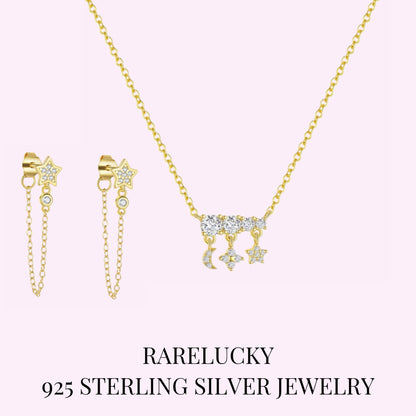 RareLucky Star Smile S925 Jewelry Set
