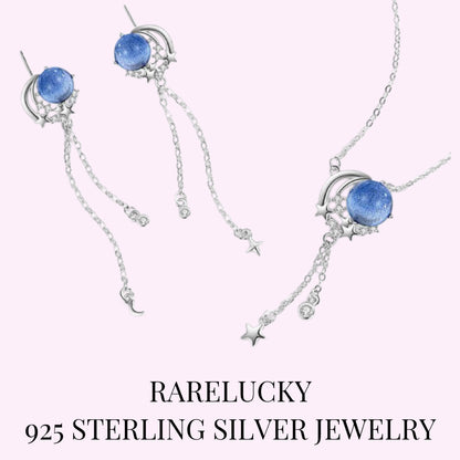 RareLucky Blue Moonfall S925 Jewelry Set