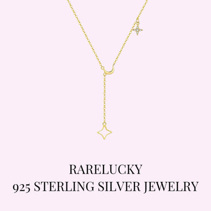 RareLucky Celestial Star Drop S925 Necklace