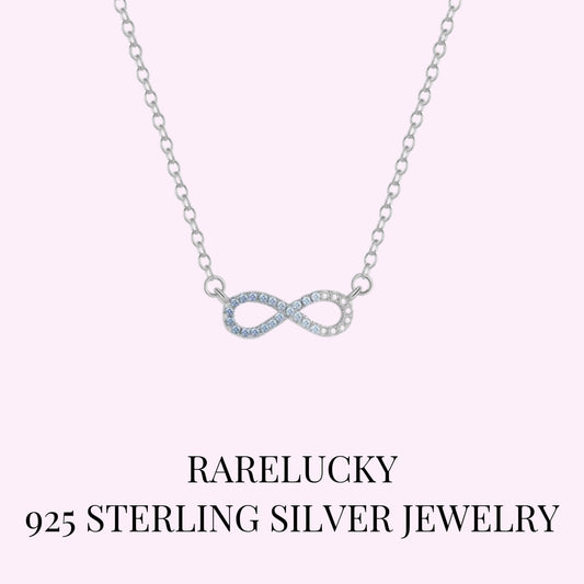 RareLucky Blue Infinity S925 Necklace