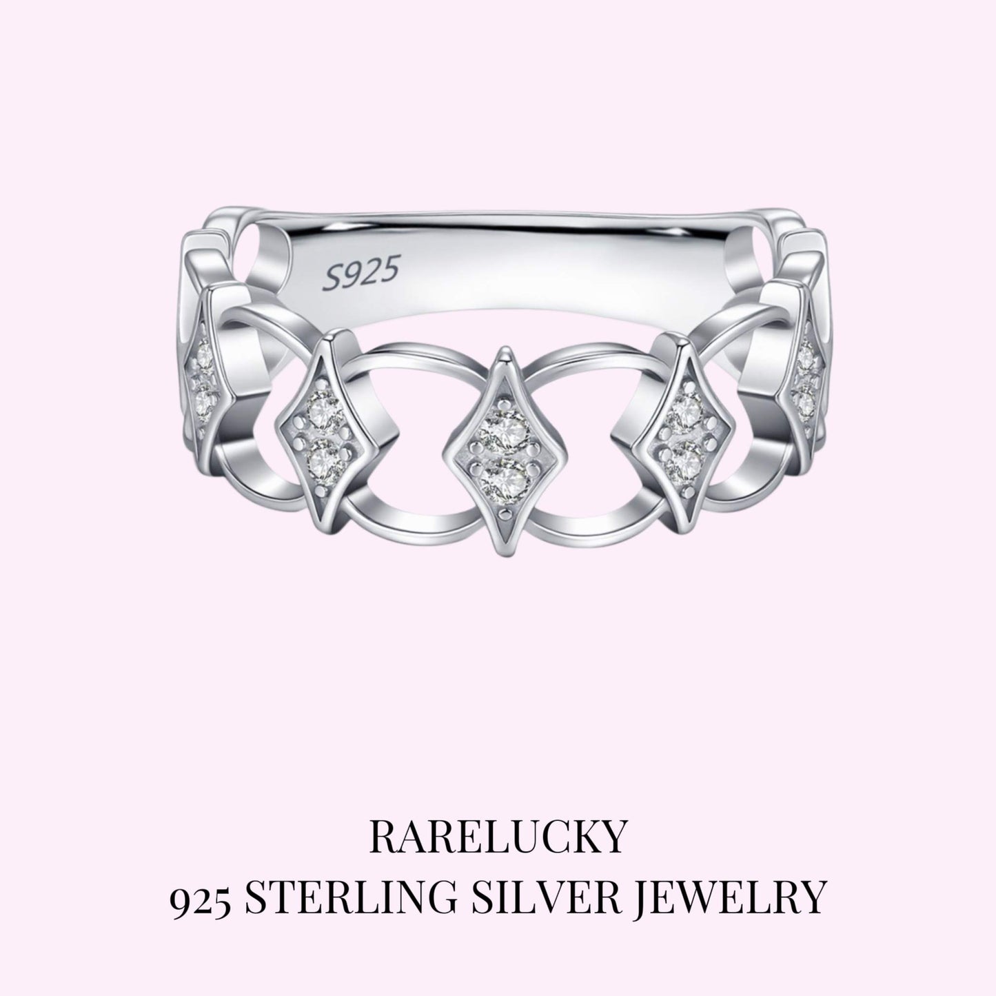 RareLucky Vintage Lattice S925 Ring