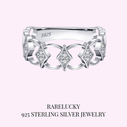 RareLucky Vintage Lattice S925 Ring