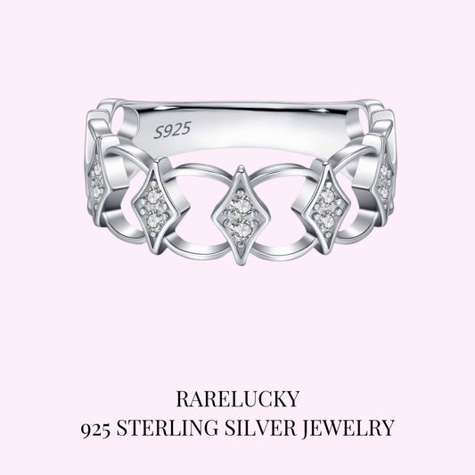 RareLucky Vintage Lattice S925 Ring