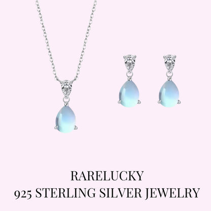 RareLucky Blue Dewdrop S925 Jewelry Set