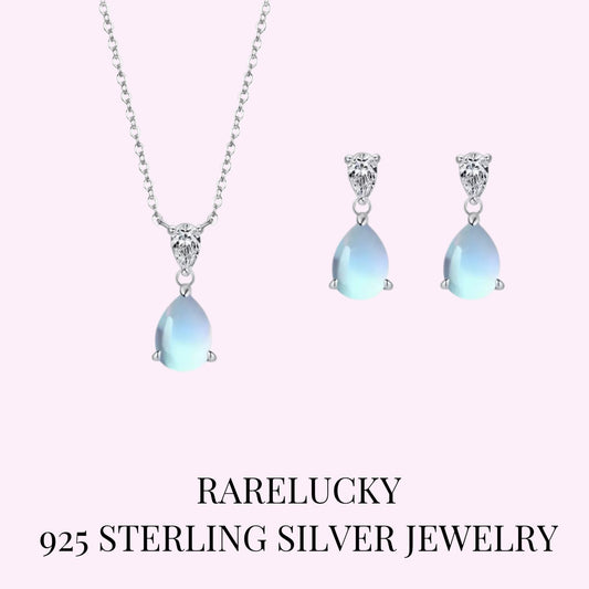 RareLucky Blue Dewdrop S925 Jewelry Set