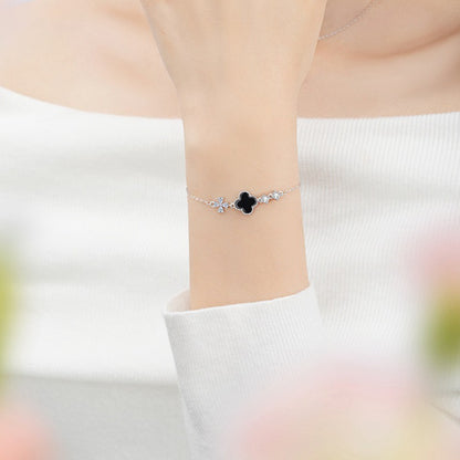 RareLucky Black Clover S925 Jewelry Set