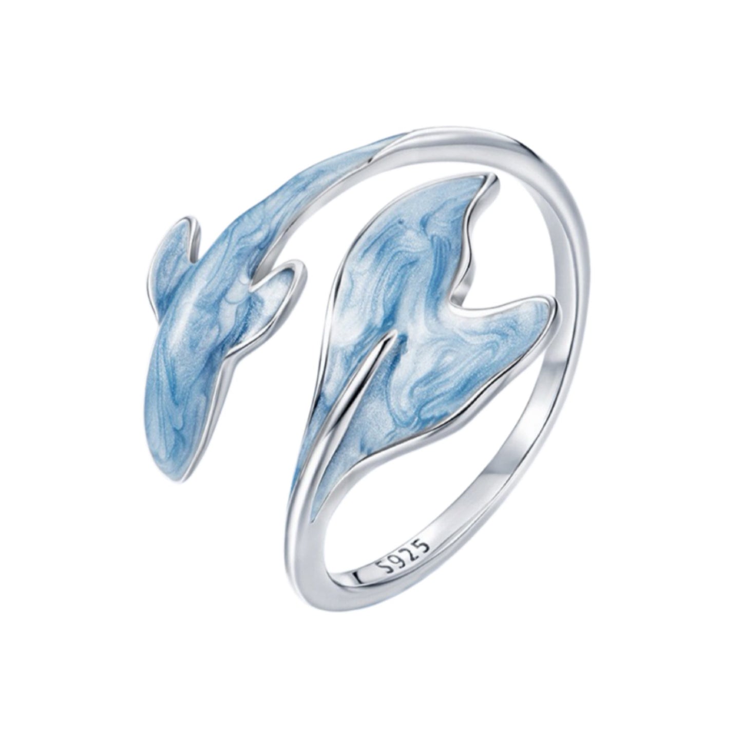 RareLucky Ocean Stories S925 Adjustable Open Ring Collection